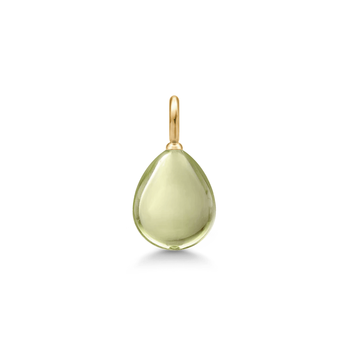 Prima Ballerina Pendant i grønn krystall sett fra siden