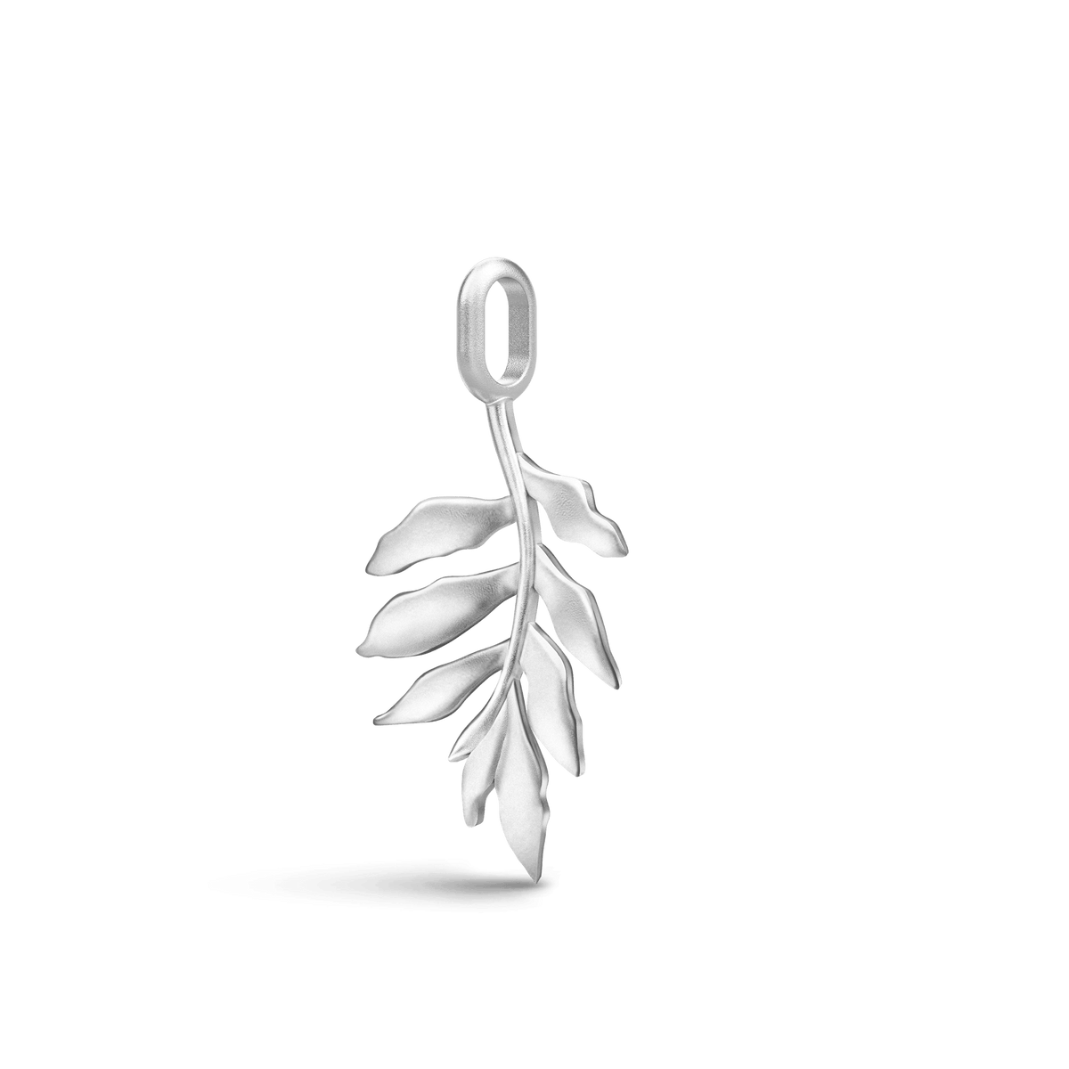 Little Tree Of Life anheng fra Julie Sandlau i rhodinert sølv, sett fra siden