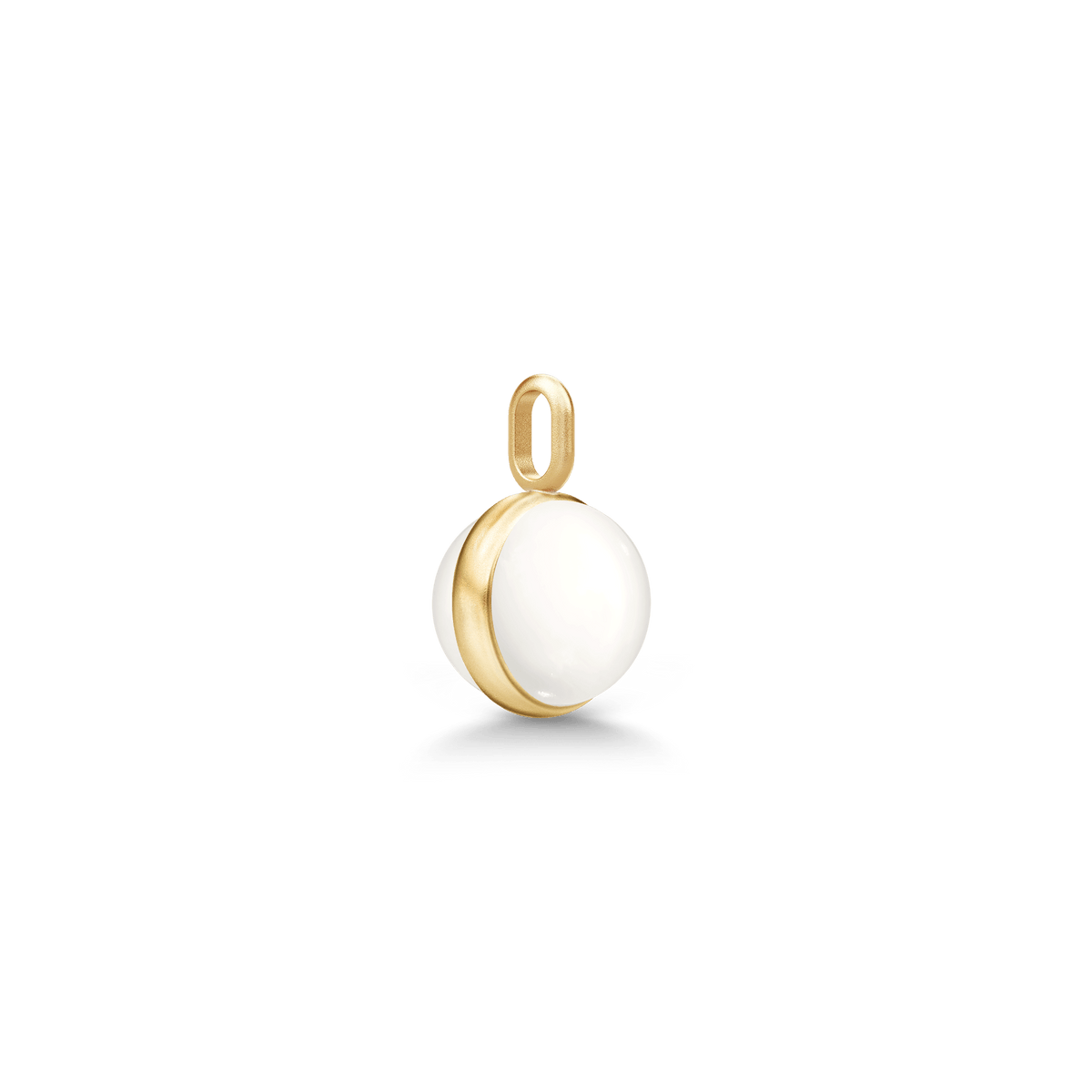 Little Prime Pendant i hvit krystall sett fra siden