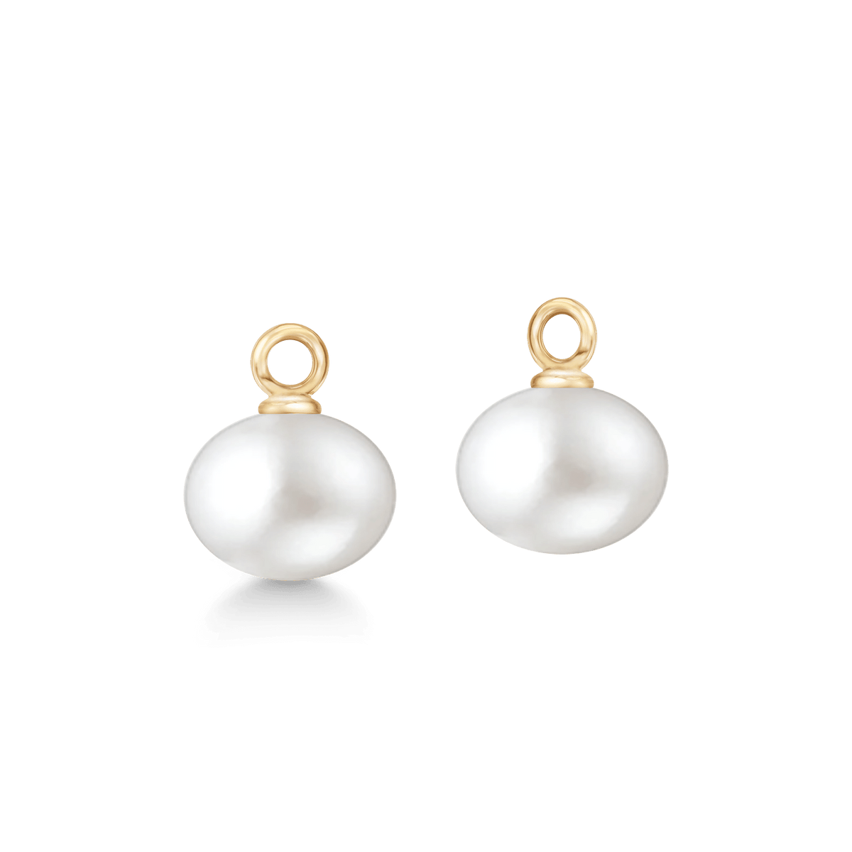Elaine Ear Pendant, par med hvite ferskvannsperler, produktbilde