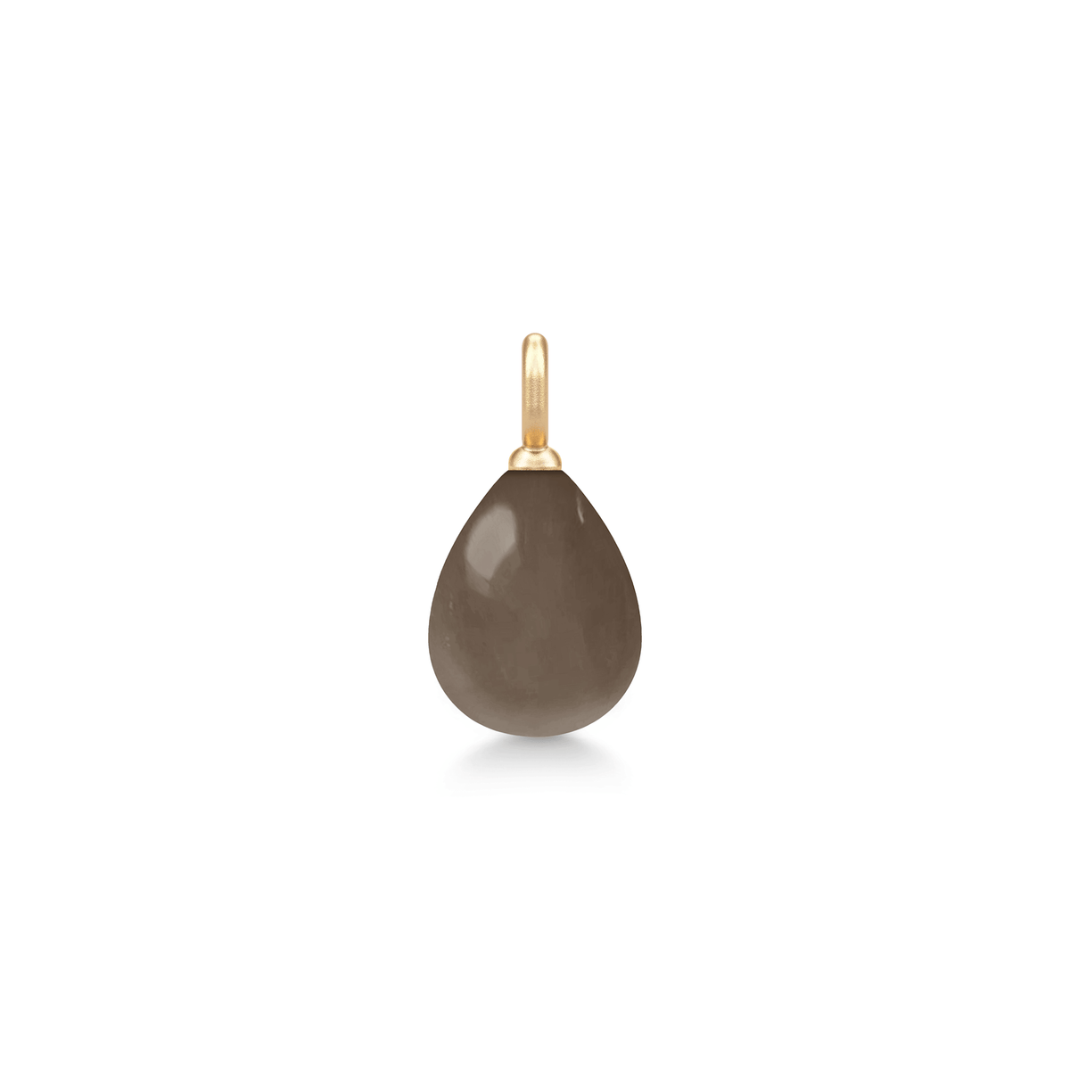Elina Pendant i gull med Chocolate Moonstone, produktbilde