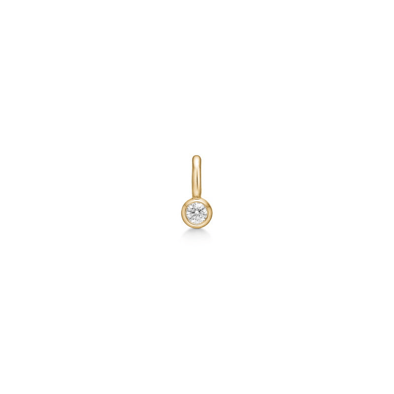 Finesse vedheng i 18K gull med diamant