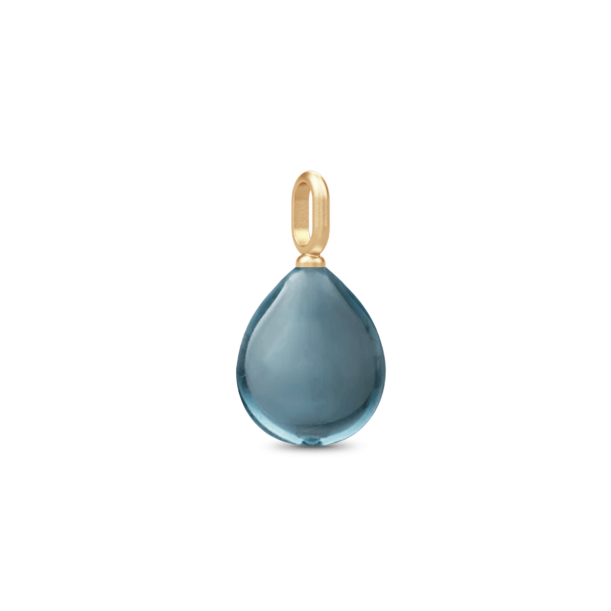 Prima Ballerina Pendant i stålblå krystall sett fra siden