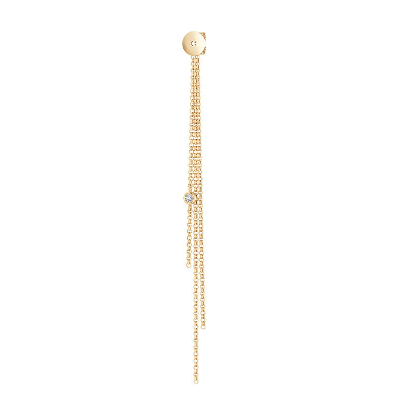 Fina Single Backdrop fra Julie Sandlau i 18 karat resirkulert gull med diamant