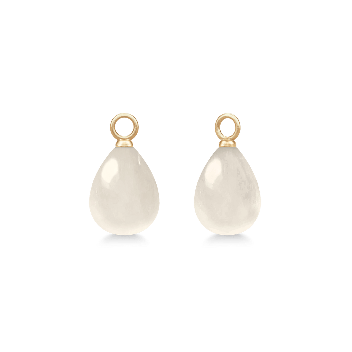 Elina Ear Pendant White Moonstone