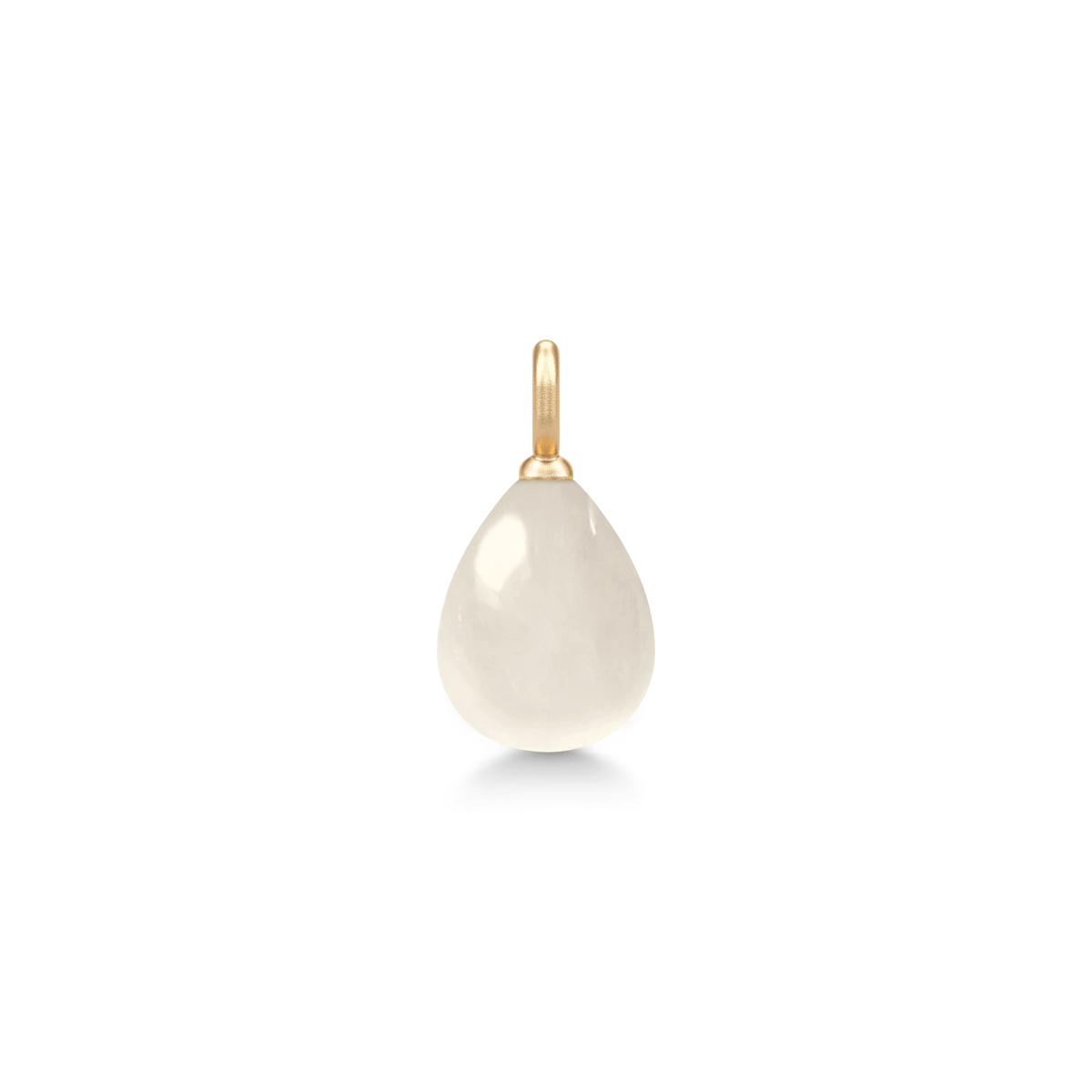 Elina Pendant i gull med White Moonstone, produktbilde